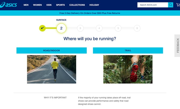 customer-centricity examples ASICS