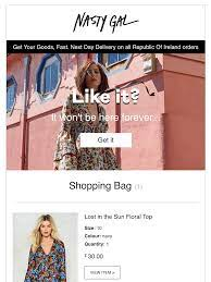 eCommerce product analytics nasty gal