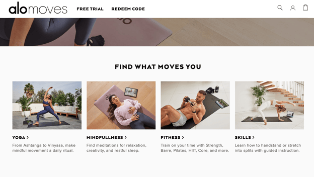 experience-driven-commerce alo yoga