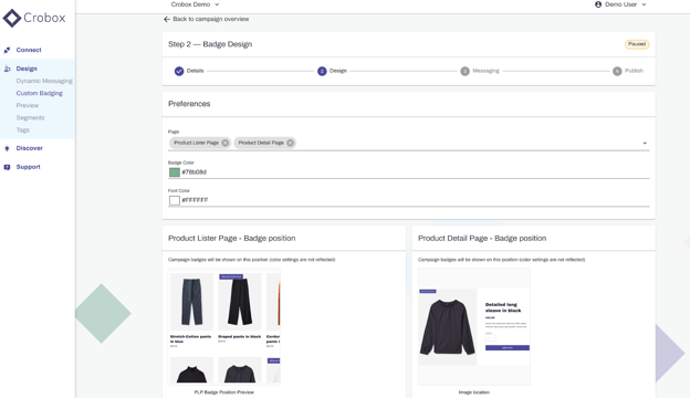 ecommerce product badging for data-driven CX