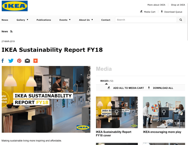 psychographic segmentation IKEA sustainability report 