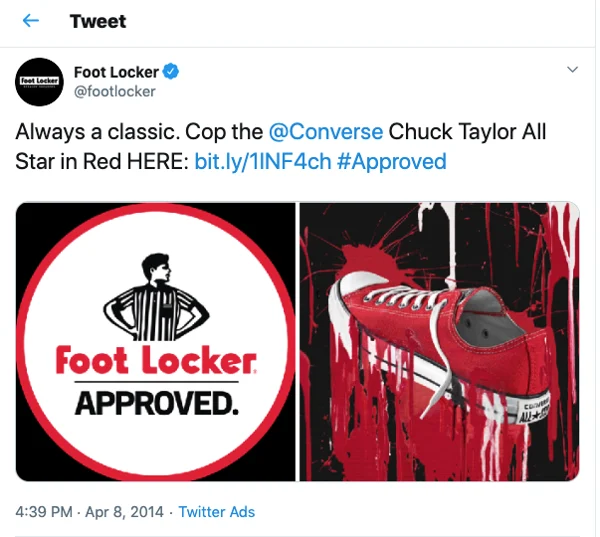 psychographic segmentation footlocker approved twitter