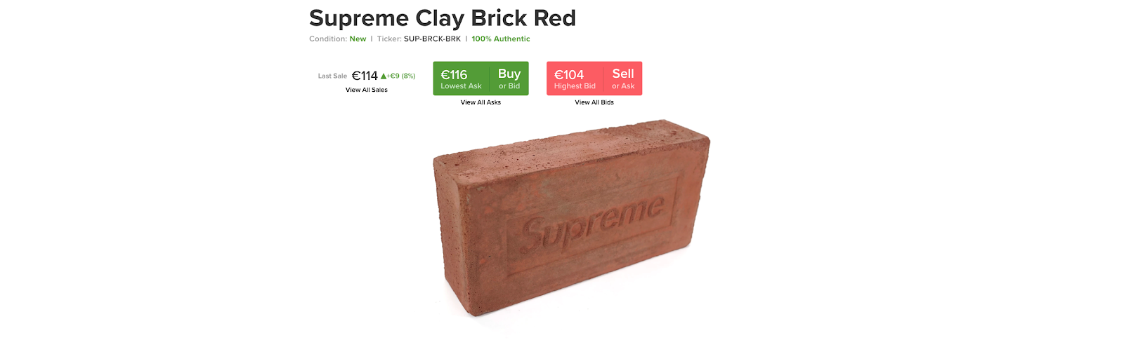 Supreme Clay Brick Red for Women